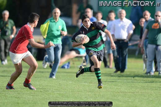 2015-05-09 Rugby Lyons Settimo Milanese U16-Rugby Varese 0991